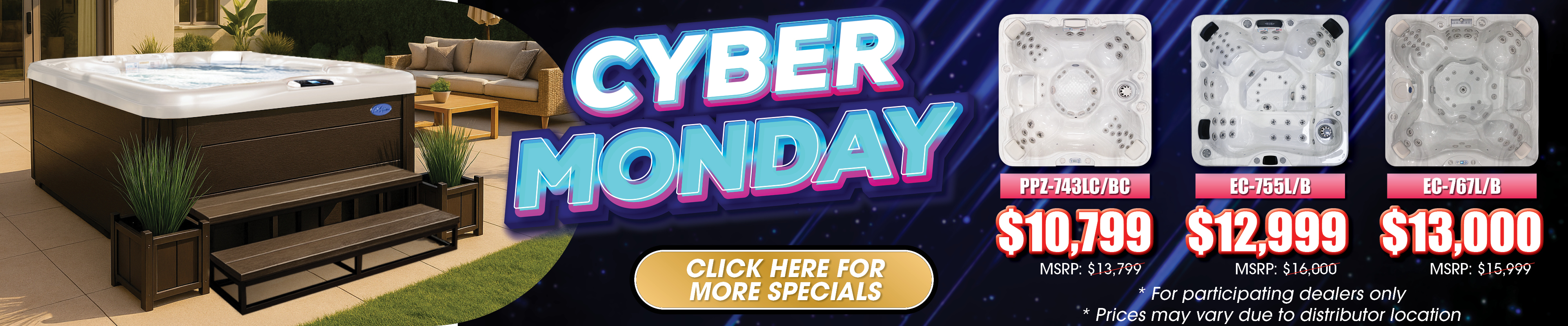 Calspas hot tub being used in a family setting - Tucson